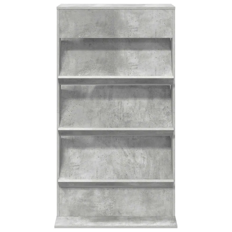 Žurnalų stovas Betono pilka 70 x 41 x 126 cm Apdirbta mediena