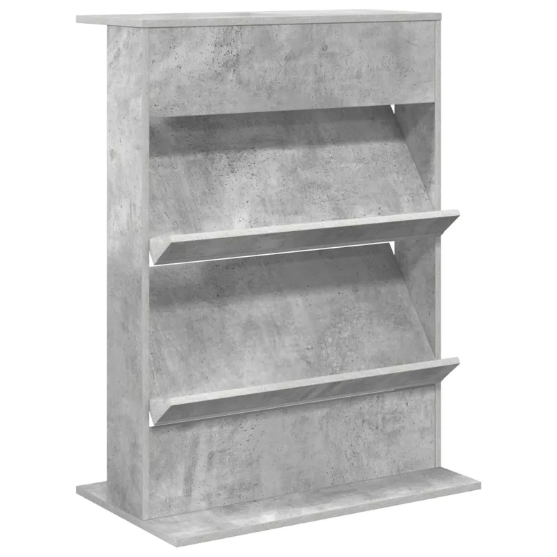 Žurnalų stovas Betono pilka 70 x 41 x 96 cm Apdirbta mediena