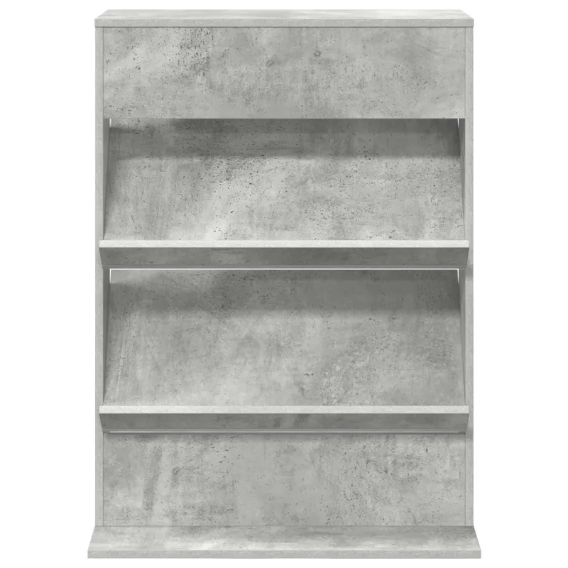 Žurnalų stovas Betono pilka 70 x 41 x 96 cm Apdirbta mediena