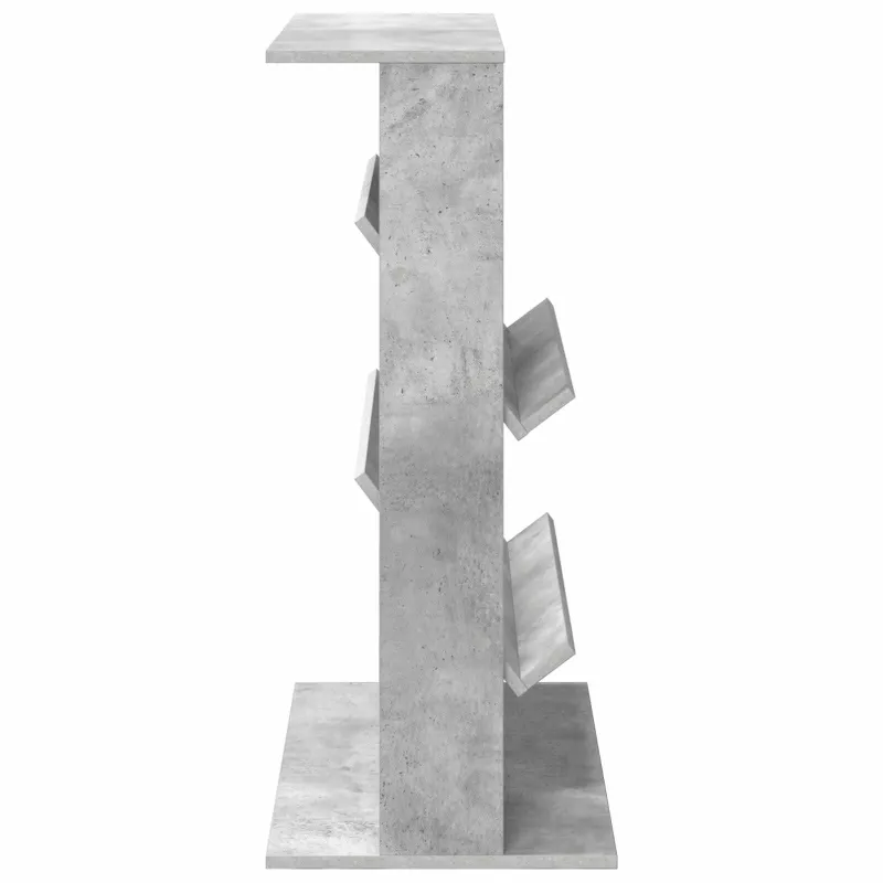Žurnalų stovas Betono pilka 70 x 41 x 96 cm Apdirbta mediena