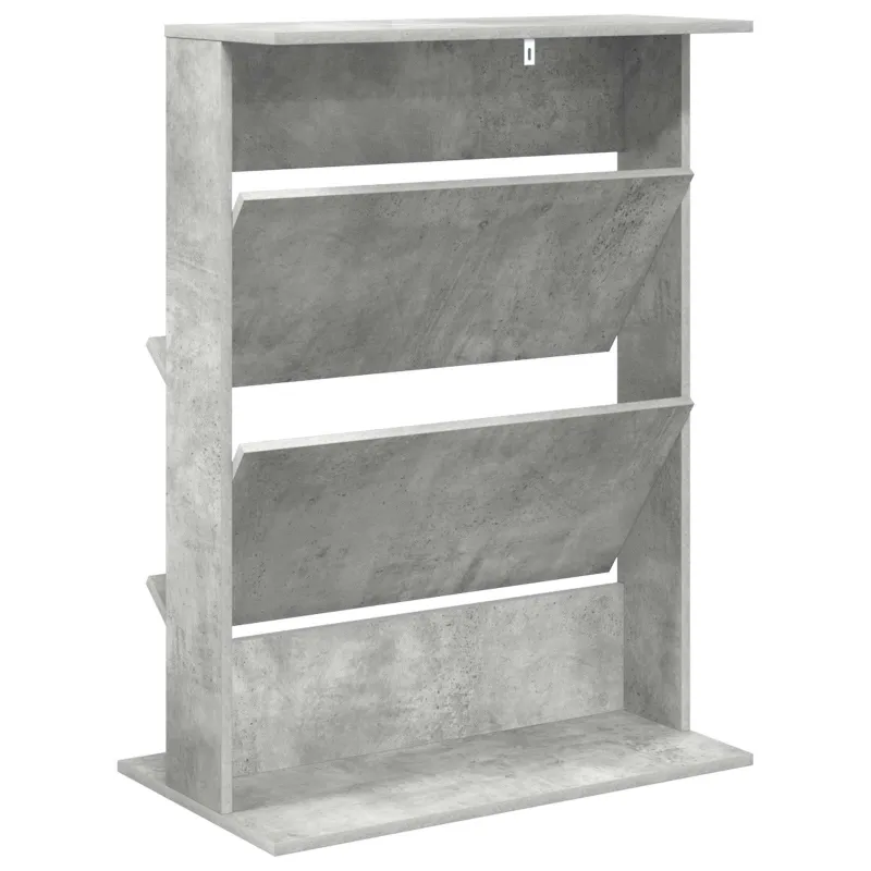 Žurnalų stovas Betono pilka 70 x 41 x 96 cm Apdirbta mediena