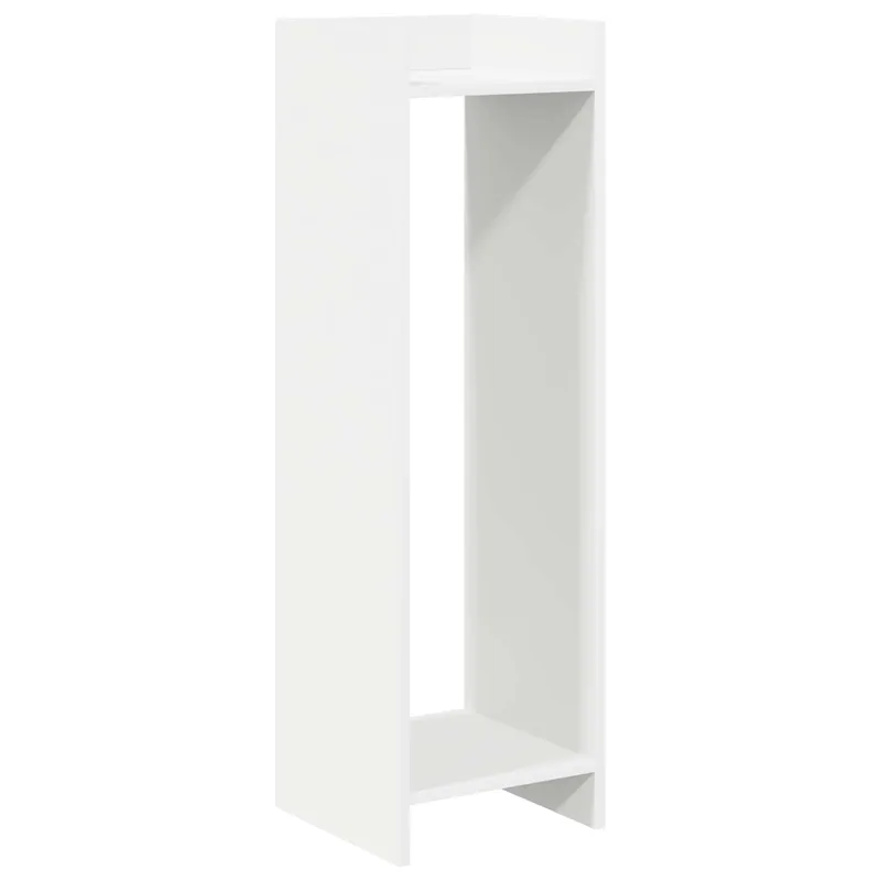 Augalų stovas 2 pcs Baltas 30 x 30 x 100 cm Dirbtinė mediena