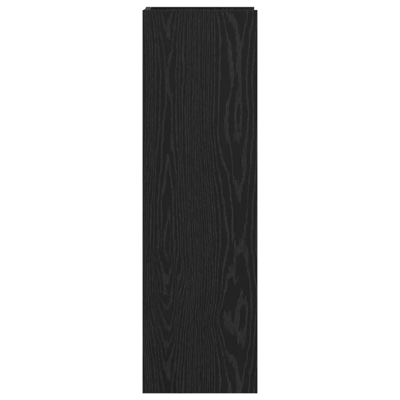 Augalų stovas su lentyna 2 pcs Juodas Ąžuolas 30 x 30 x 100 cm