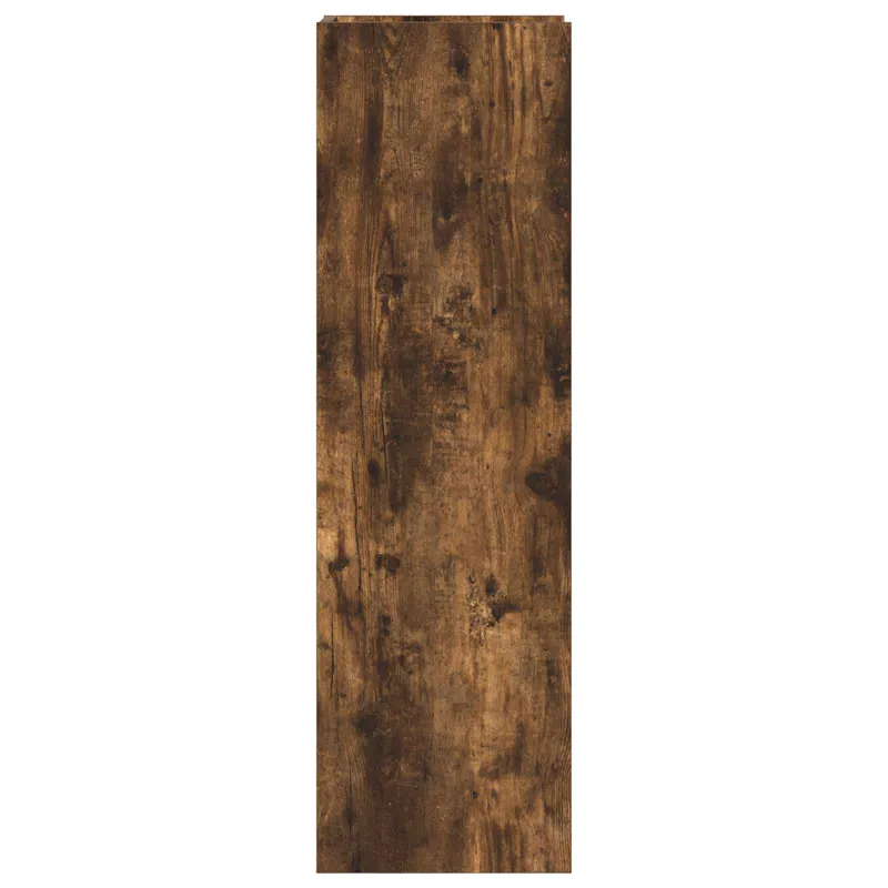 Augalų stovas su lentyna 2 pcs Rūkytas Ąžuolas 30 x 30 x 100 cm