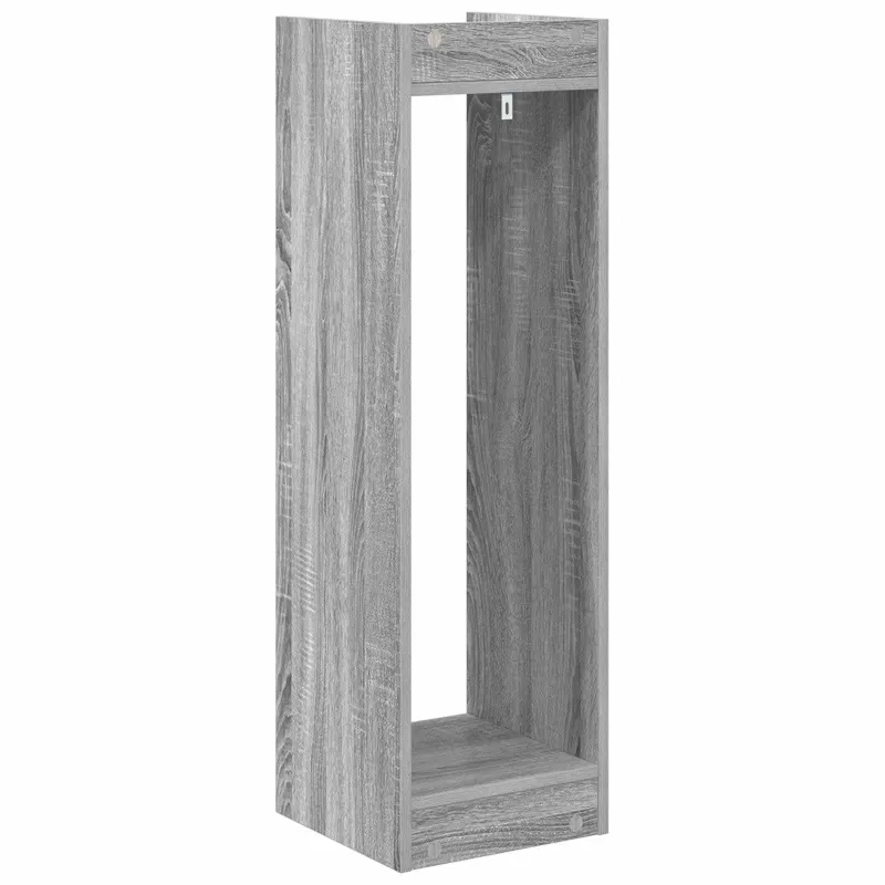 Augalų stovas su lentyna 2 pcs Pilka Sonoma 30 x 30 x 100 cm
