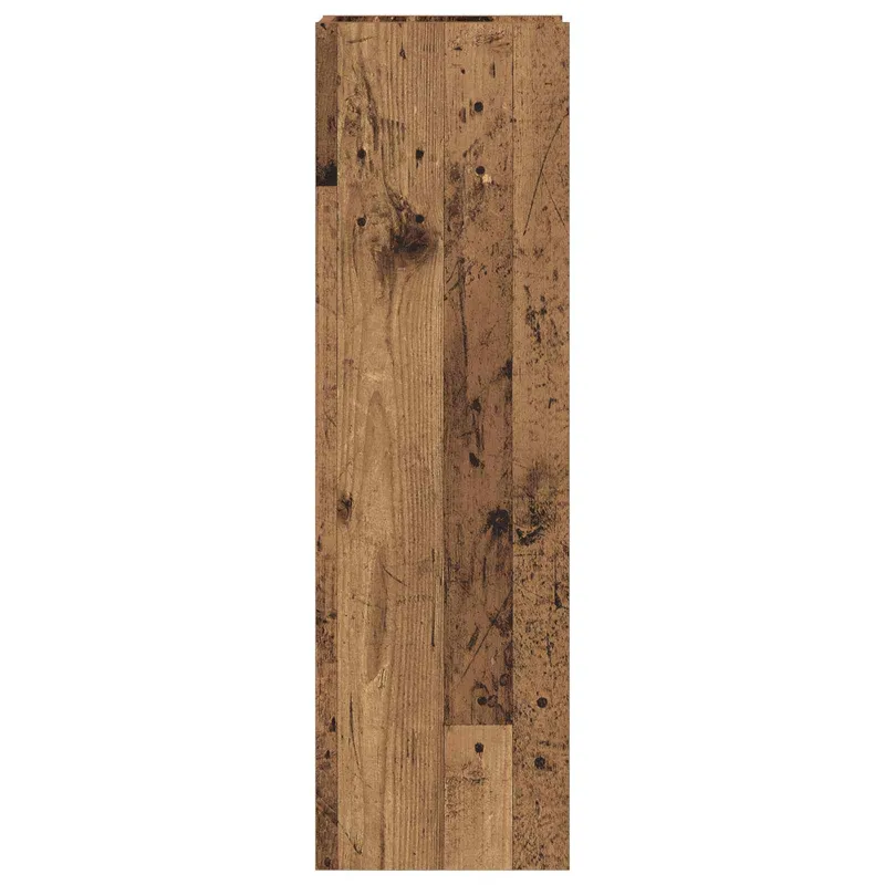 Augalų stovas su lentyna 2 pcs Senas medis 30 x 30 x 100 cm