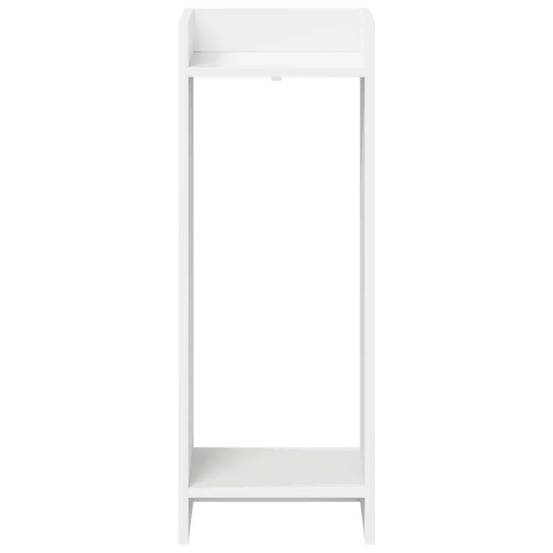 Augalų stovas 2 pcs Baltas 30 x 30 x 80 cm Dirbtinė mediena