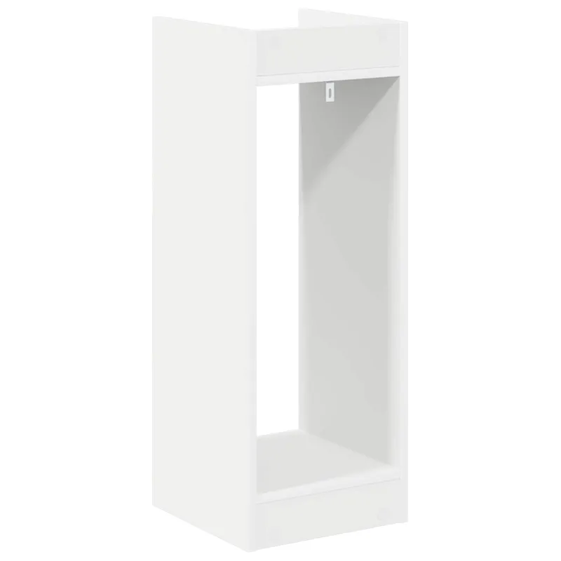 Augalų stovas 2 pcs Baltas 30 x 30 x 80 cm Dirbtinė mediena