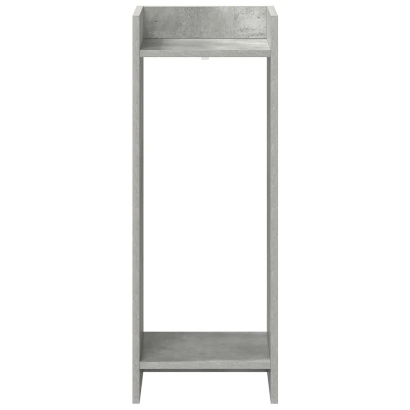 Augalų stovas su lentyna 2 pcs Betono Pilka 30 x 30 x 80 cm
