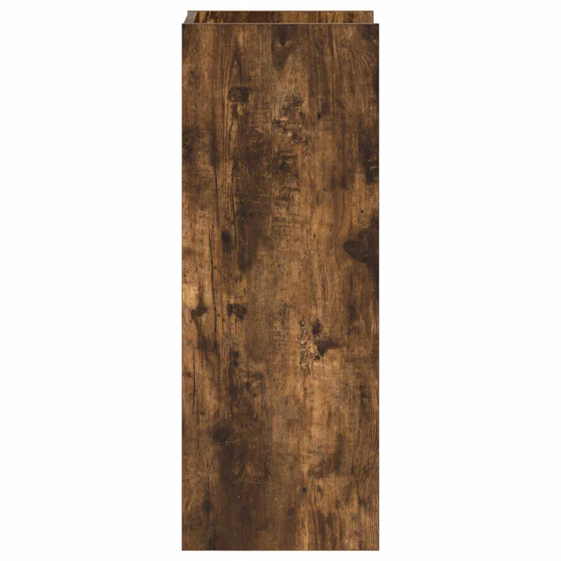 Augalų stovas su lentyna 2 pcs Rūkytas Ąžuolas 30 x 30 x 80 cm