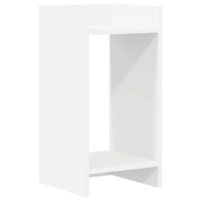 Augalų stovas 2 pcs Baltas 30 x 30 x 60 cm Dirbtinė mediena