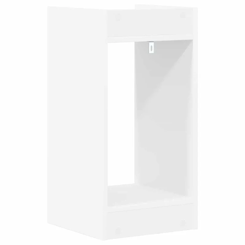 Augalų stovas 2 pcs Baltas 30 x 30 x 60 cm Dirbtinė mediena