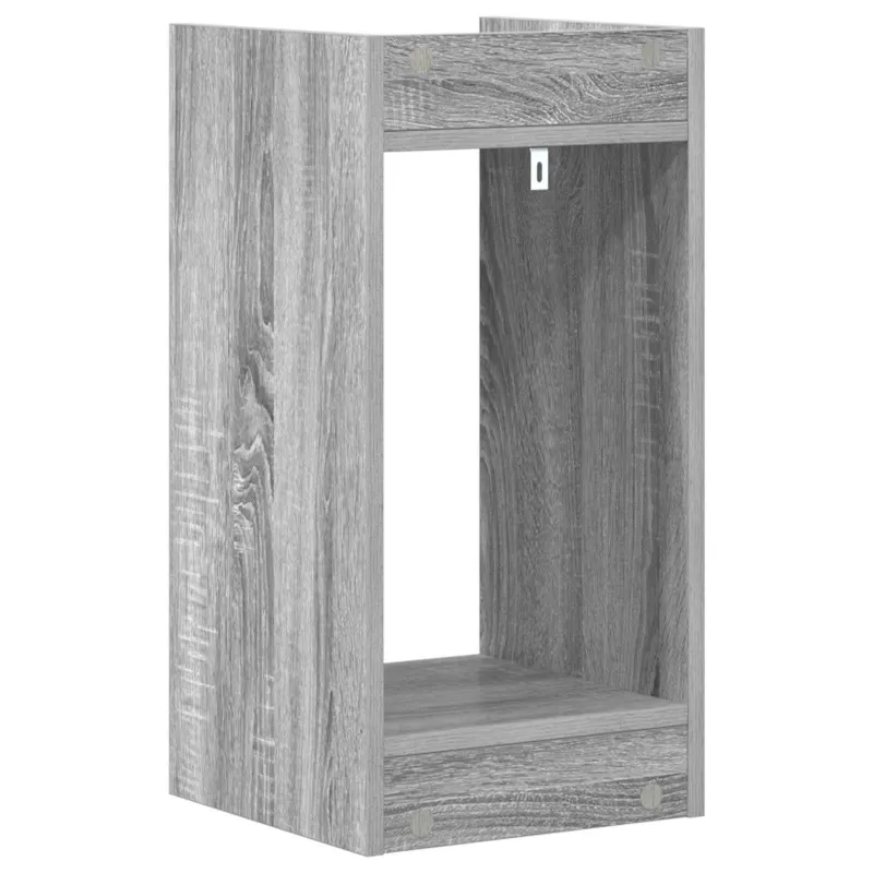 Augalų stovas su lentyna 2 pcs Pilka Sonoma 30 x 30 x 60 cm