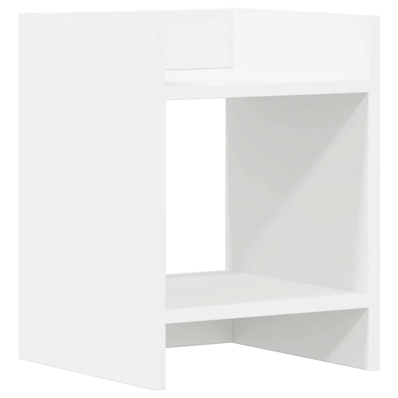 Augalų stovas 2 pcs Baltas 30 x 30 x 40 cm Dirbtinė mediena
