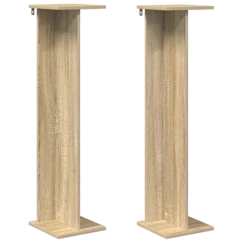 Augalų stovas 2 pcs Sonoma ąžuolas 25 x 25,5 x 100,5 cm