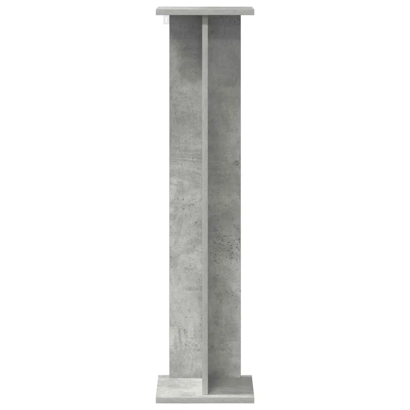 Augalų stovas 2 pcs Betono Pilka 25 x 25,5 x 100,5 cm