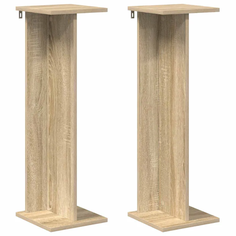 Augalų stovas 2 pcs Sonoma ąžuolas 25 x 25,5 x 80,5 cm