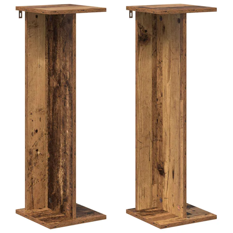 Augalų stovas 2 pcs Senas medis 25 x 25,5 x 80,5 cm