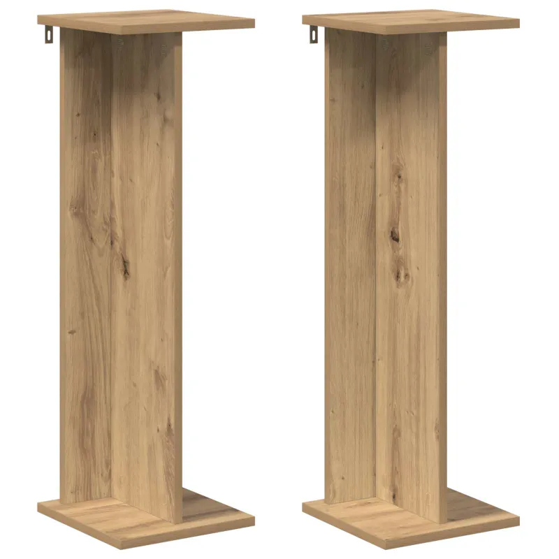 Augalų stovas 2 pcs Amatinė Ąžuolas 25 x 25,5 x 80,5 cm