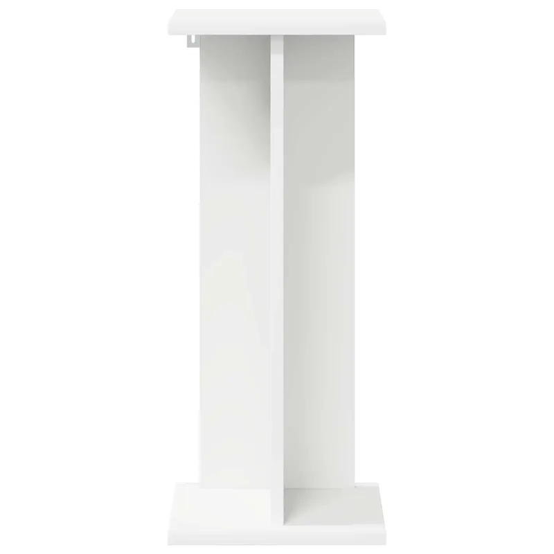 Augalų stovas 2 pcs Baltas 25 x 25,5 x 60,5 cm Dirbtinė mediena