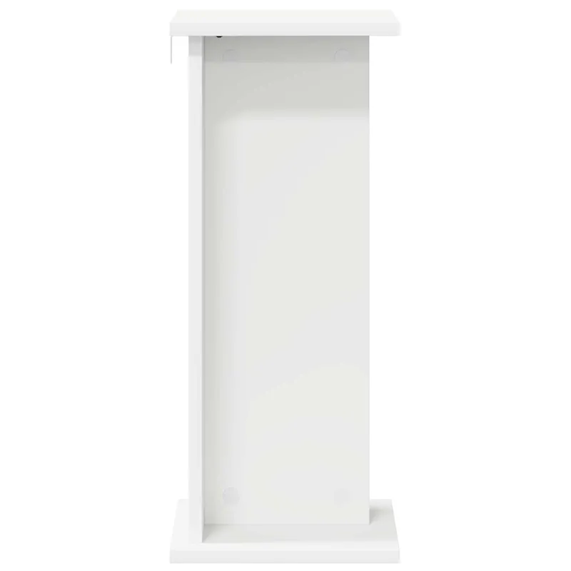 Augalų stovas 2 pcs Baltas 25 x 25,5 x 60,5 cm Dirbtinė mediena