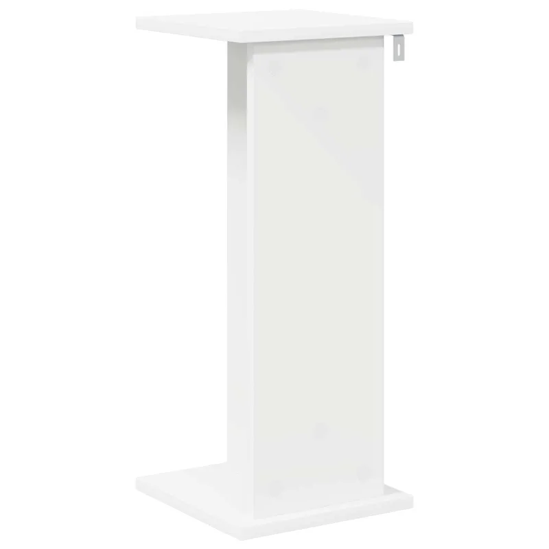 Augalų stovas 2 pcs Baltas 25 x 25,5 x 60,5 cm Dirbtinė mediena