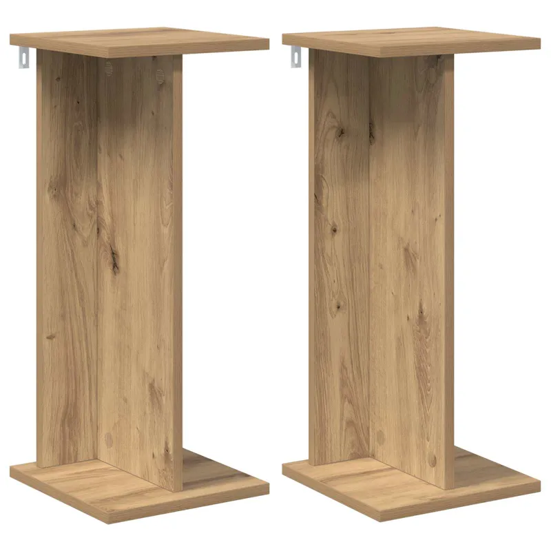 Augalų stovas 2 pcs Amatinė Ąžuolas 25 x 25,5 x 60,5 cm