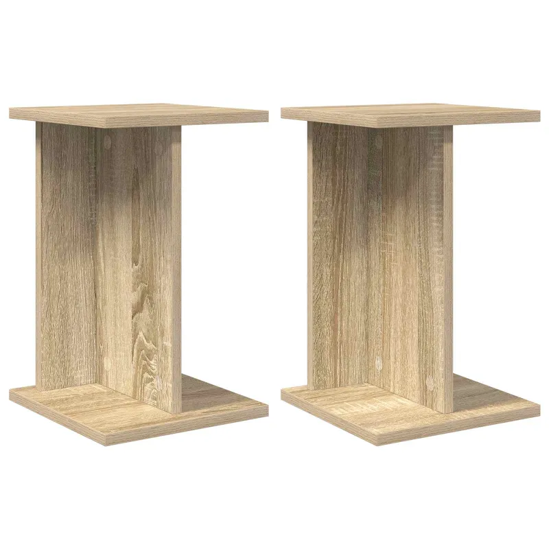 Augalų stovas 2 pcs Sonoma ąžuolas 25 x 25,5 x 40,5 cm