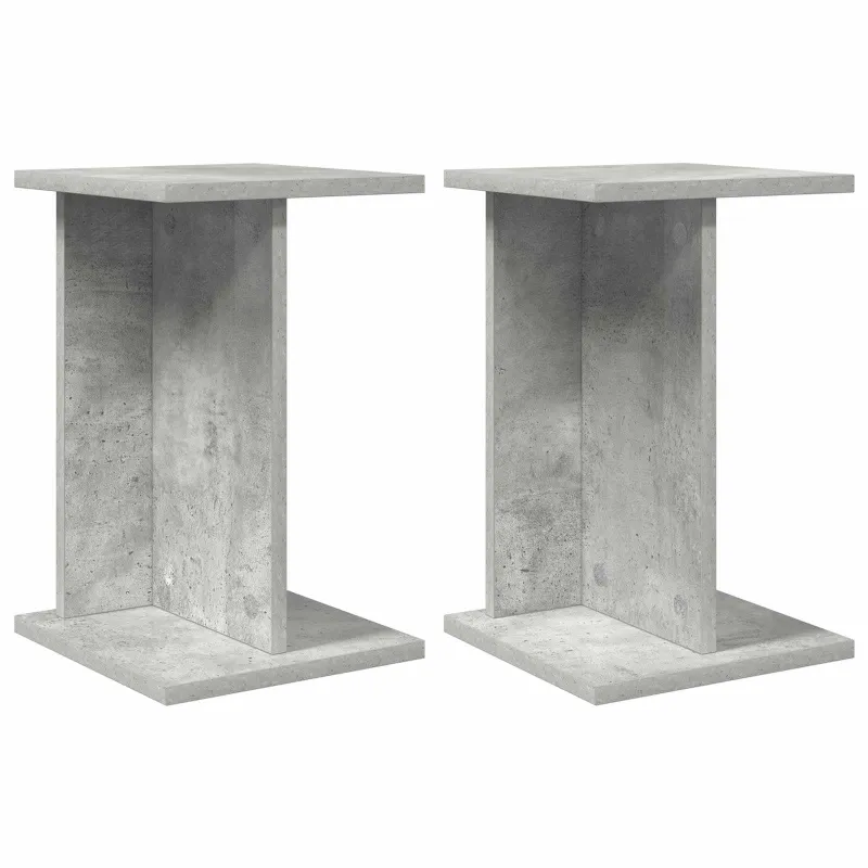 Augalų stovas 2 pcs Betono Pilka 25 x 25,5 x 40,5 cm