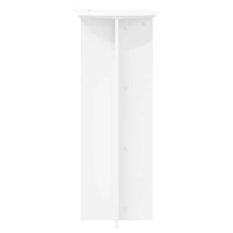 Augalų stovas 2 pcs Balta Ø40 x 100 cm Apdirbta mediena