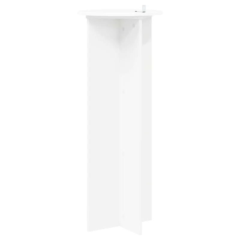 Augalų stovas 2 pcs Balta Ø40 x 100 cm Apdirbta mediena