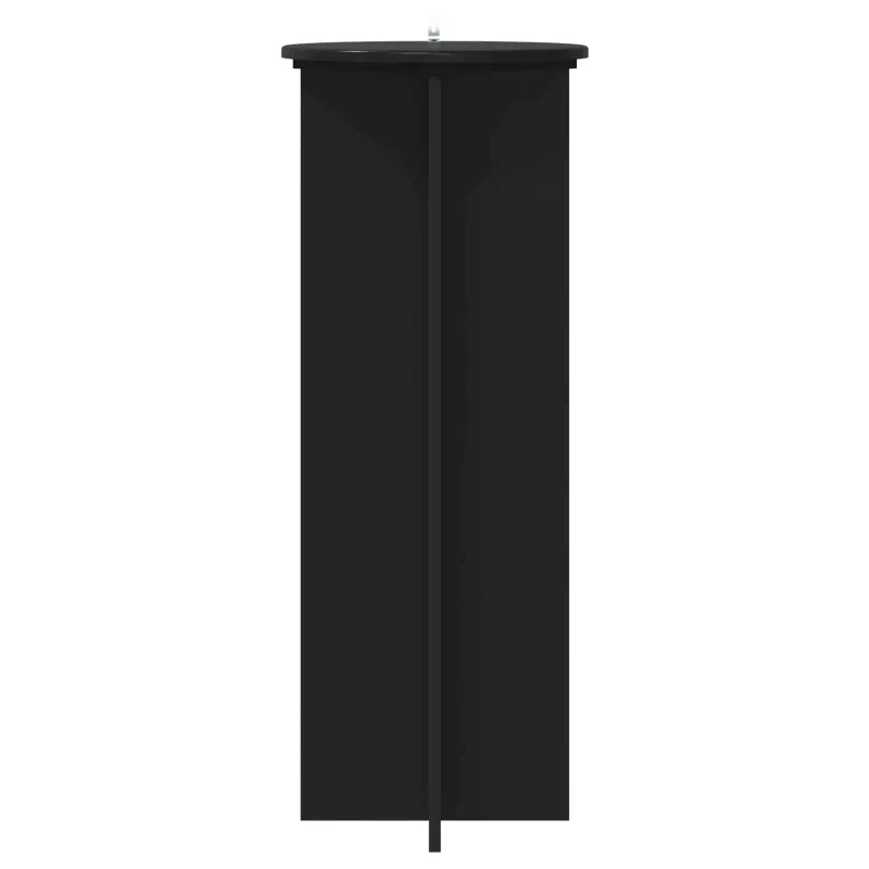 Augalų stovas 2 pcs Juoda Ø40 x 100 cm Apdirbta mediena