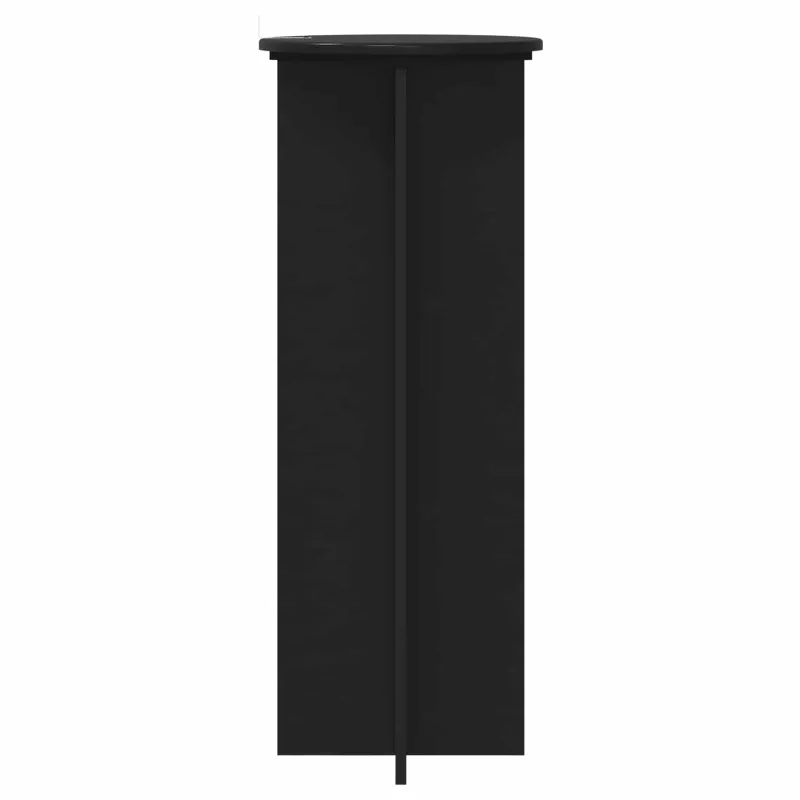 Augalų stovas 2 pcs Juoda Ø40 x 100 cm Apdirbta mediena
