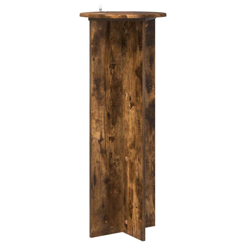 Augalų stovas 2 pcs Dūminio ąžuolo Ø40 x 100 cm