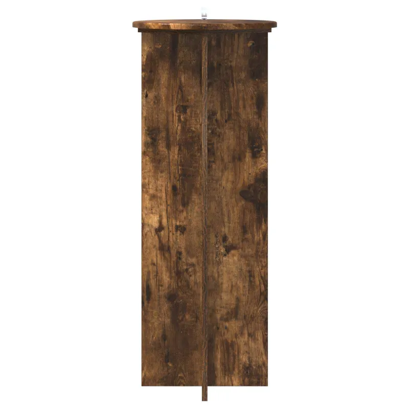 Augalų stovas 2 pcs Dūminio ąžuolo Ø40 x 100 cm