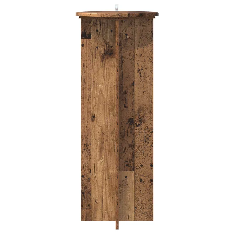 Augalų stovas 2 pcs Sendintos medienos Ø40 x 100 cm