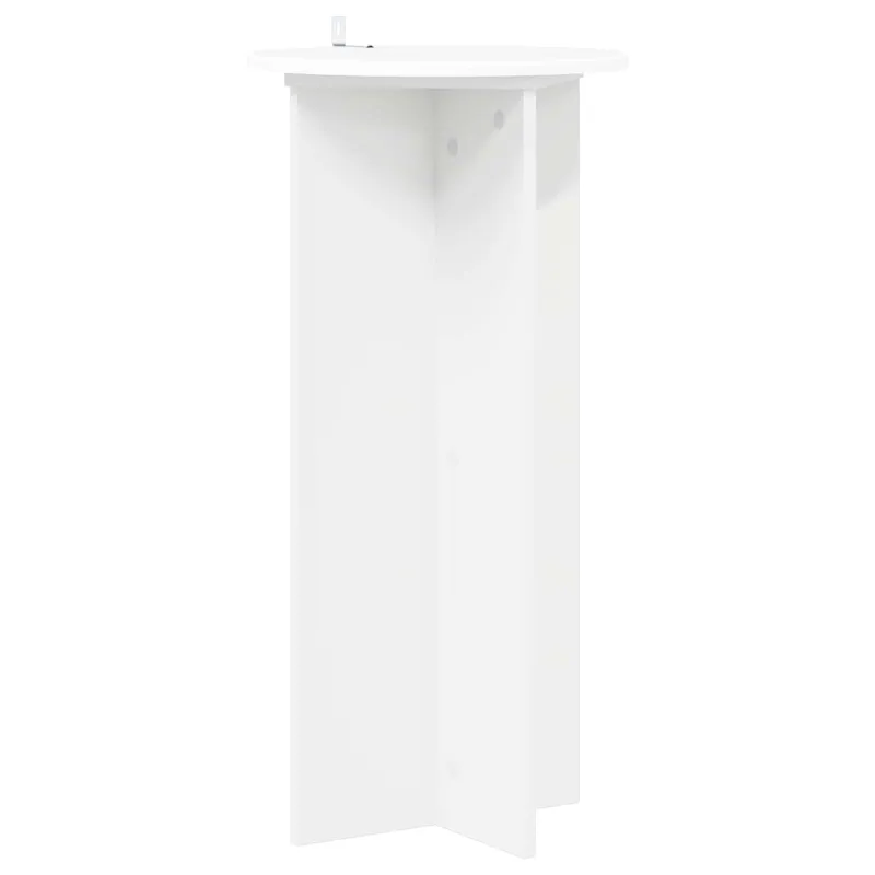 Augalų stovas 2 pcs Balta Ø40 x 80 cm Apdirbta mediena