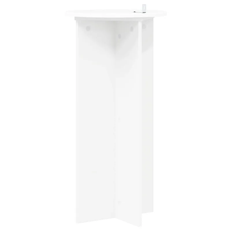 Augalų stovas 2 pcs Balta Ø40 x 80 cm Apdirbta mediena