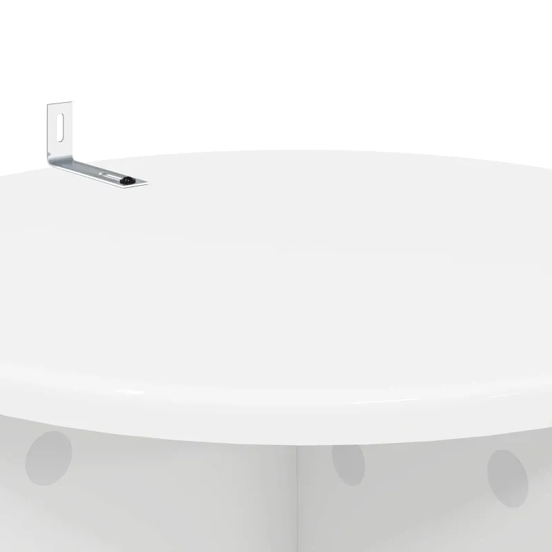 Augalų stovas 2 pcs Balta Ø40 x 80 cm Apdirbta mediena