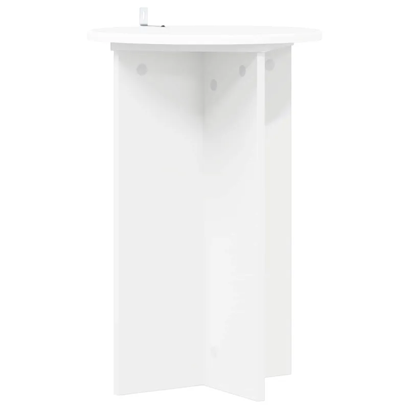 Augalų stovas 2 pcs Balta Ø40 x 60 cm Apdirbta mediena