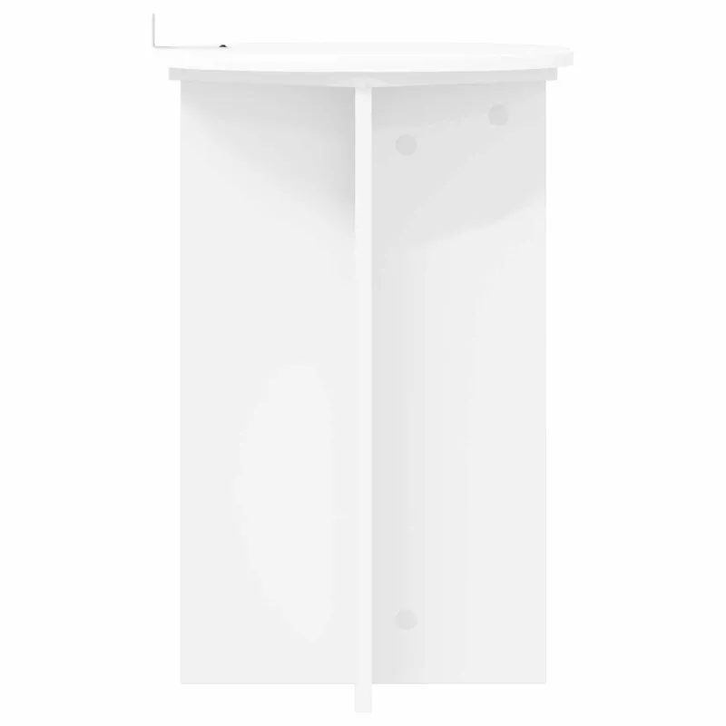 Augalų stovas 2 pcs Balta Ø40 x 60 cm Apdirbta mediena