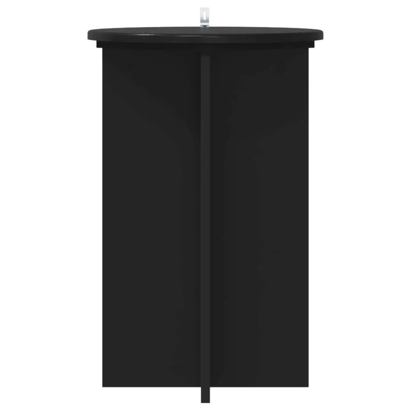 Augalų stovas 2 pcs Juoda Ø40 x 60 cm Apdirbta mediena