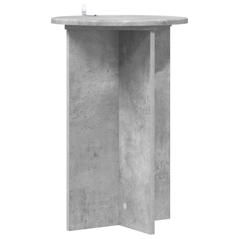 Augalų stovas 2 pcs Betono pilka Ø40 x 60 cm Apdirbta mediena