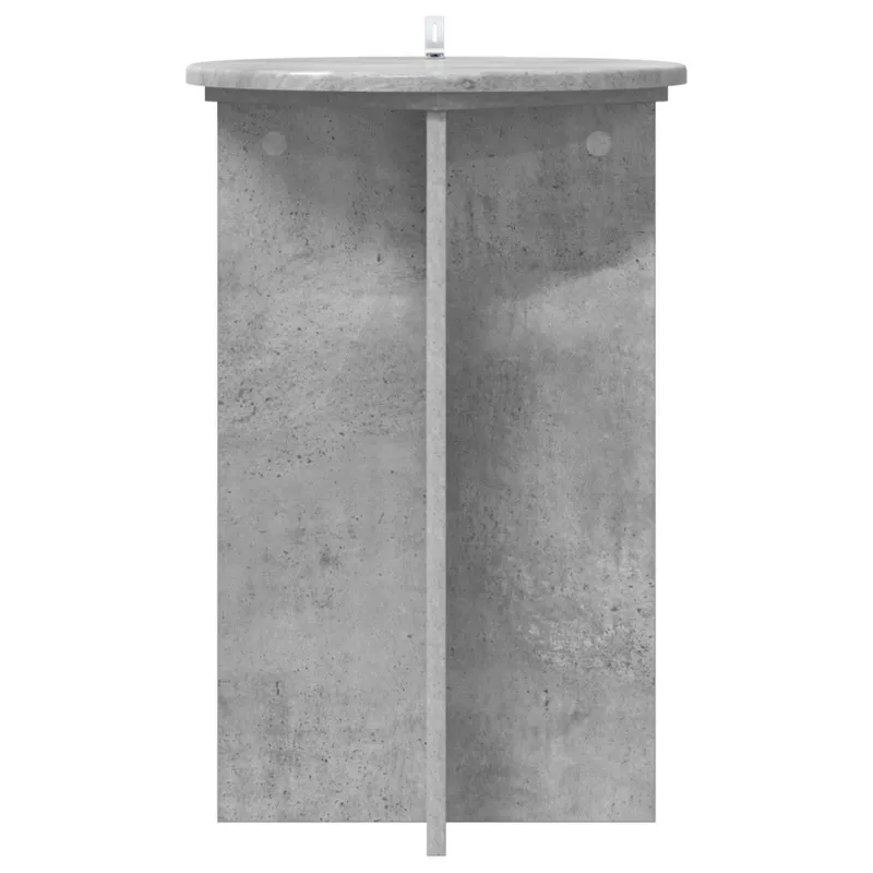 Augalų stovas 2 pcs Betono pilka Ø40 x 60 cm Apdirbta mediena