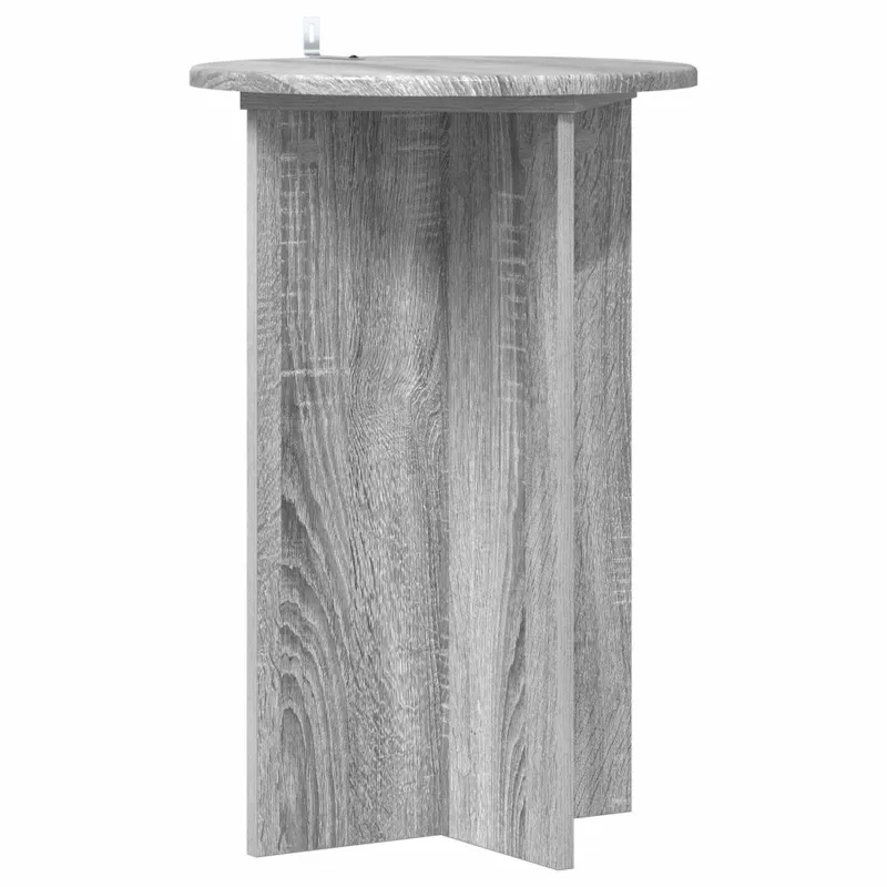 Augalų stovas 2 pcs Pilka sonoma ąžuolo Ø40 x 60 cm