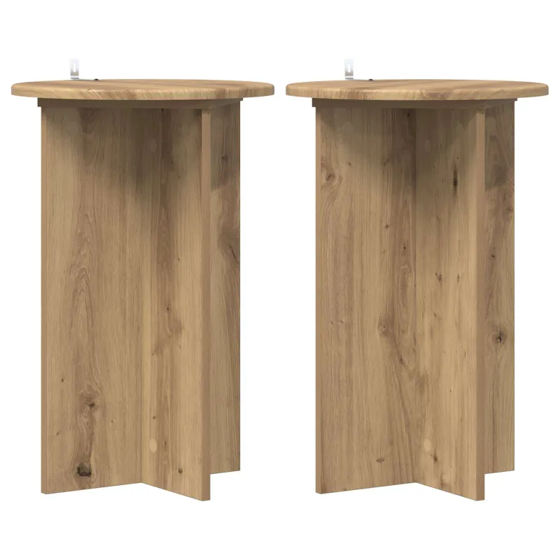 Augalų stovas 2 pcs Artisano ąžuolo Ø40 x 60 cm