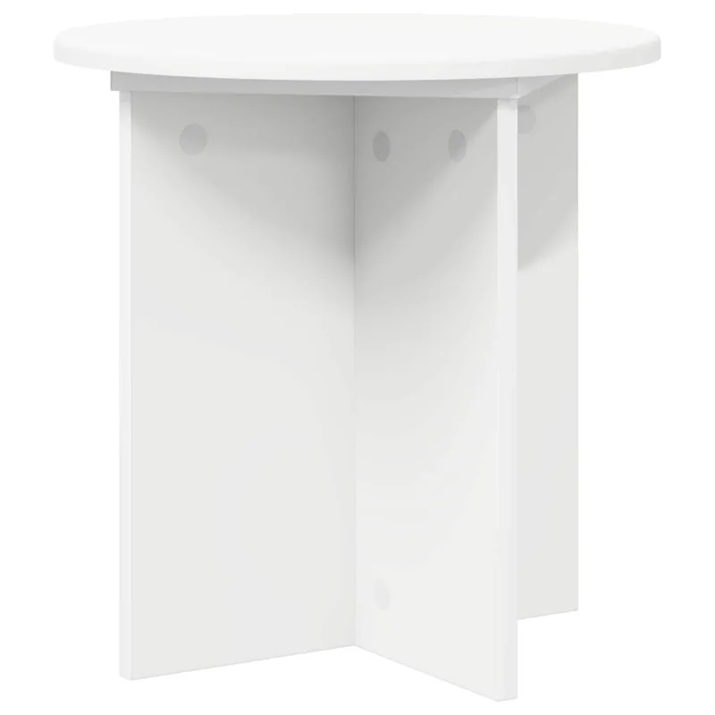 Augalų stovas 2 pcs Balta Ø40 x 40 cm Apdirbta mediena