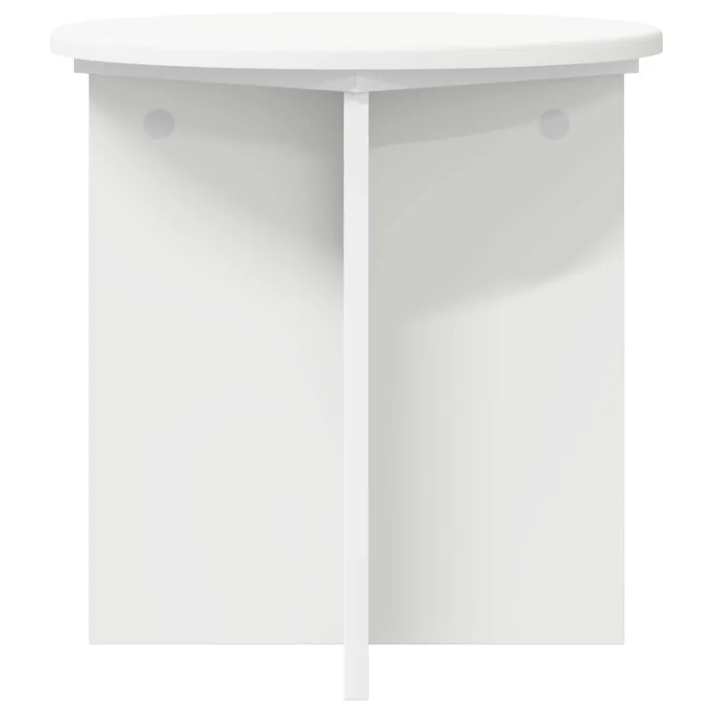 Augalų stovas 2 pcs Balta Ø40 x 40 cm Apdirbta mediena