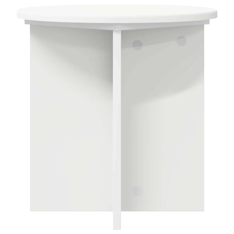 Augalų stovas 2 pcs Balta Ø40 x 40 cm Apdirbta mediena