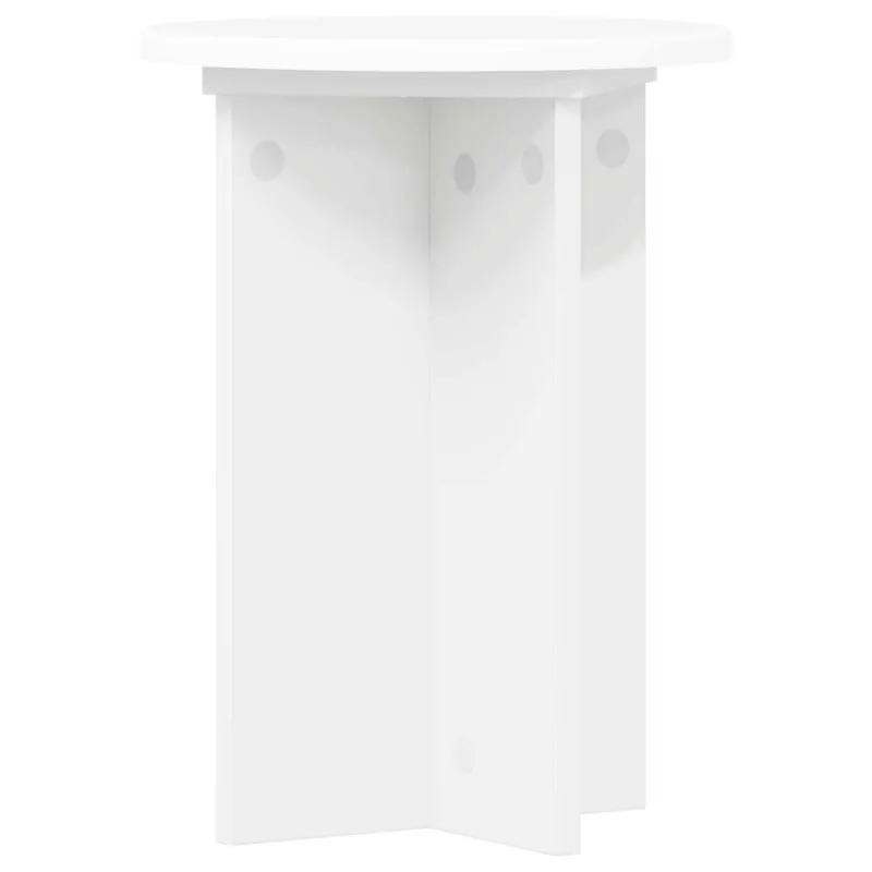 Augalų stovas 2 pcs Balta Ø29,5 x 40 cm Apdirbta mediena
